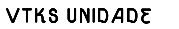 Vtks Unidade font preview
